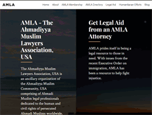 Tablet Screenshot of amlausa.org